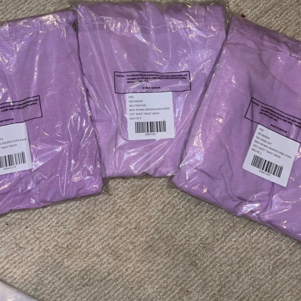 NWT FREE PEOPLE Hot Shot Twist Back Maxi Faded Mauve SZ: S - Picture 5 of 5